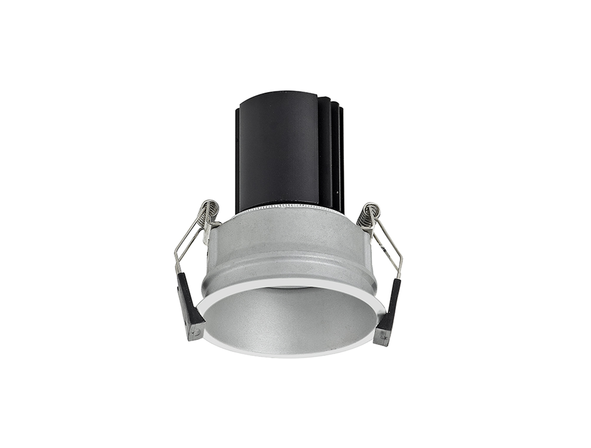 Bania A 12 Powered by Tridonic  12W 2700K 1200lm 36° CRI>90 LED Engine, 350mA Silver Adjustable Recessed Spotlight, IP20 DM201731  Dlux Bania A 12